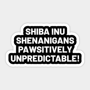 Shiba Inu Sticker